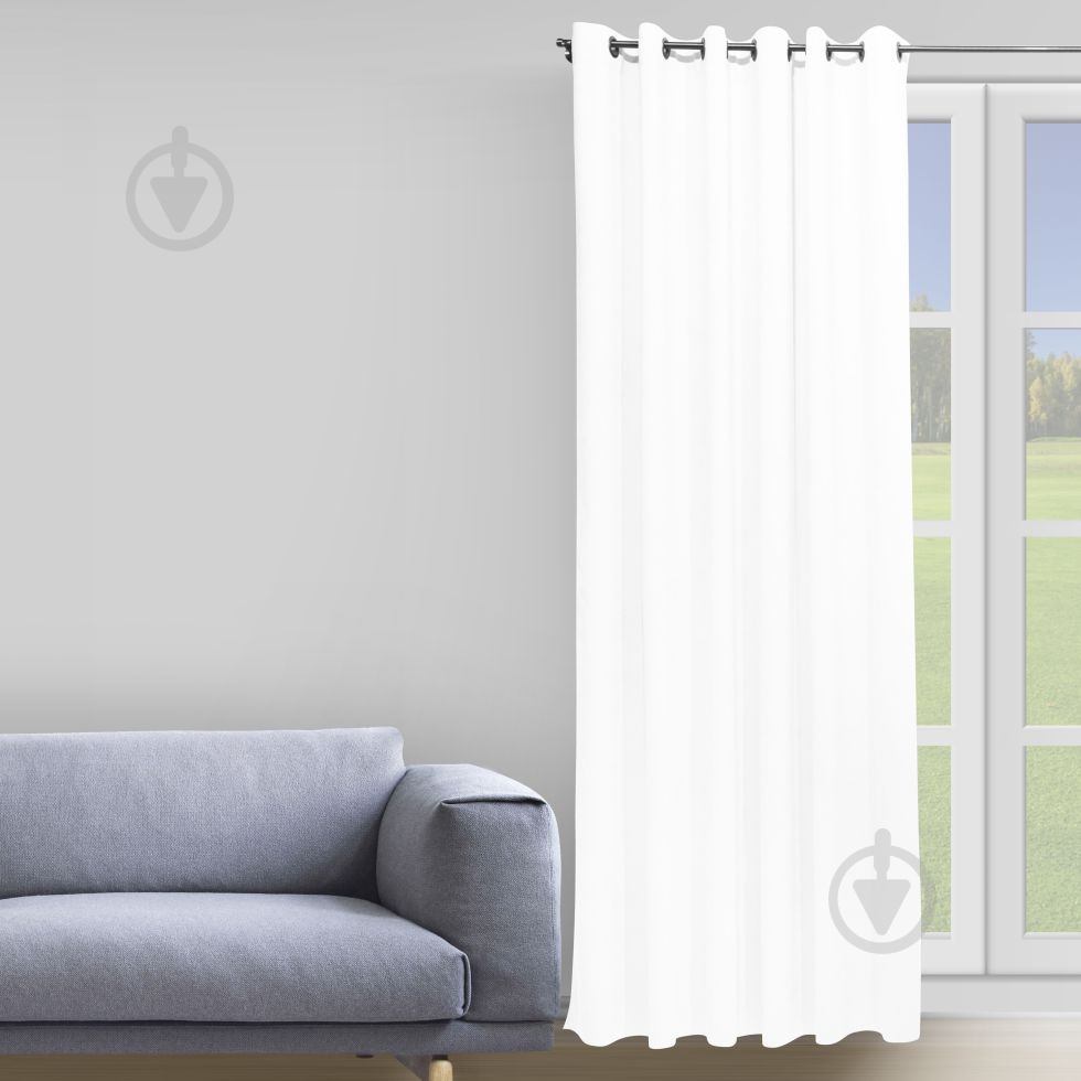 Штора Moda 200х268 см белый Decora textile - фото 1 Штора Moda 200х268 см белый Decora textile - фото 1