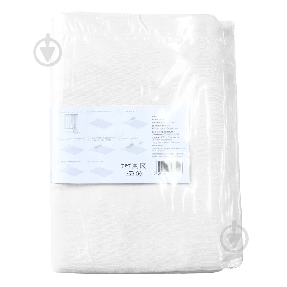 Штора Moda 200х268 см белый Decora textile - фото 4 Штора Moda 200х268 см белый Decora textile - фото 4