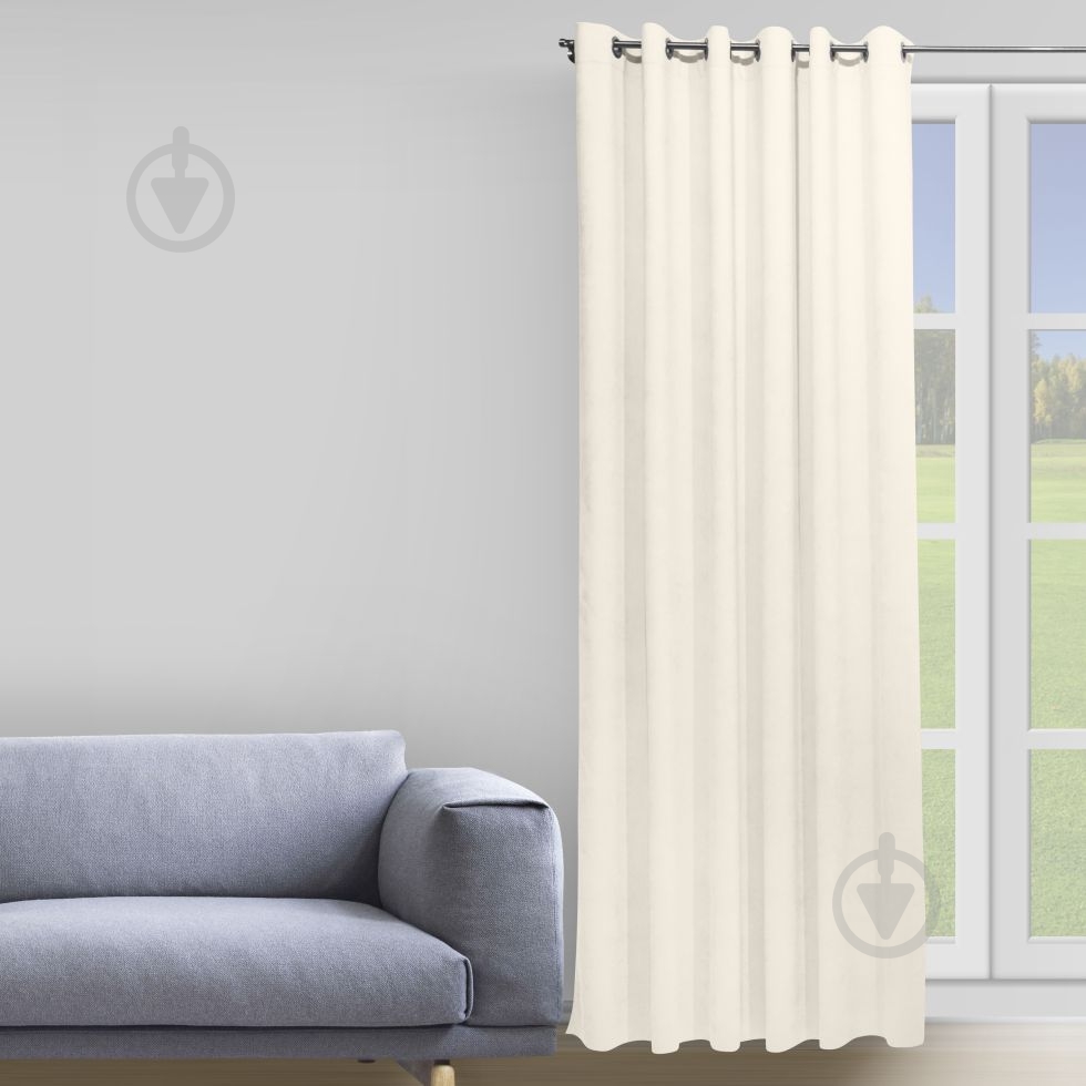 Штора Moda 200х268 см кремовый Decora textile - фото 1 Штора Moda 200х268 см кремовый Decora textile - фото 1