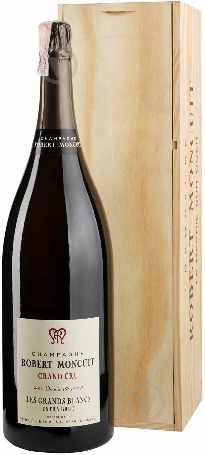 Вино игристое Robert Moncuit Grands Blancs 3 л - фото 1