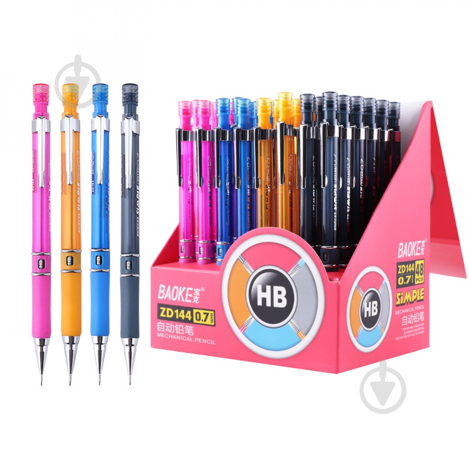 с грипом и ластиком ZD144 Baoke - фото 1