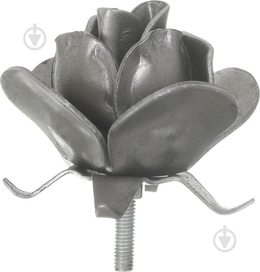 Цветок кованый роза средняя - фото 1 Цветок кованый роза средняя - фото 1