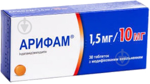 Арифам №30 (15 х 2) з модиф. вивіл. таблетки 10 мг - фото 1
