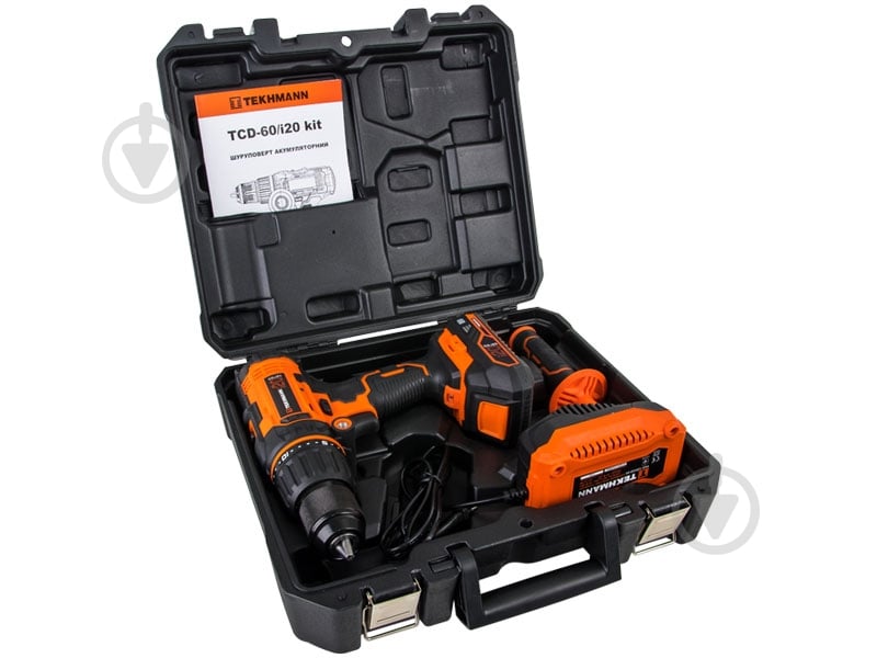 ᐉ Шуруповерт ударный аккумуляторный Tekhmann TCD-60/I20 KIT