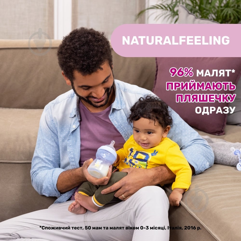 Бутылка детская Chicco Natural Feeling NEW 250 мл 2м+ - фото 5