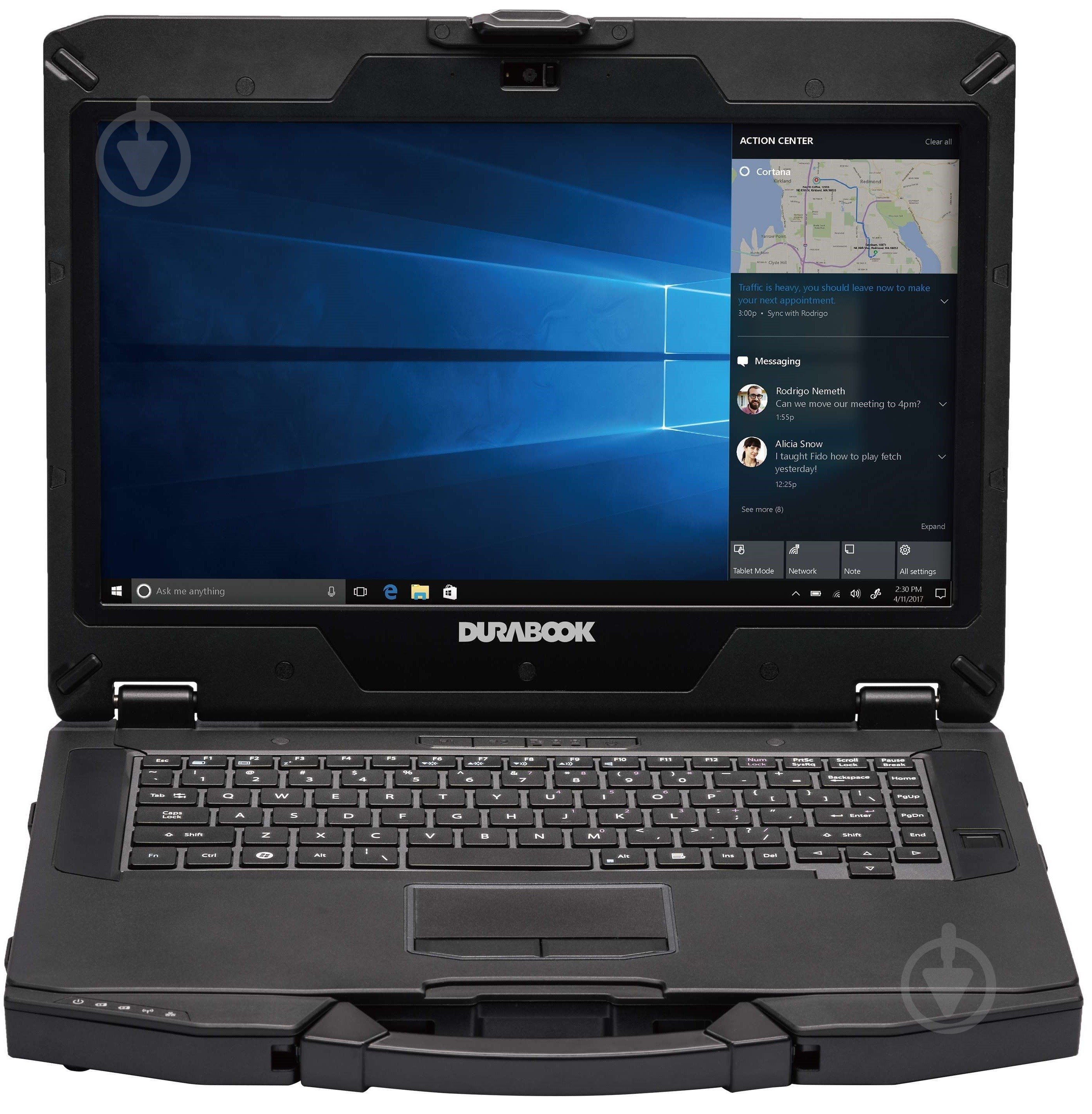 Ноутбук DURABOOK S14I 14FHD 14" (S4E1B3AE3BXE) black - фото 1 Ноутбук DURABOOK S14I 14FHD 14" (S4E1B3AE3BXE) black - фото 1
