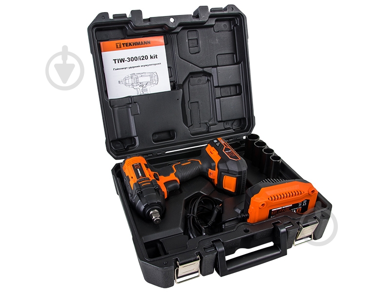 Гайковерт акумуляторний Tekhmann 300 Нм TIW-300/i20 - фото 2