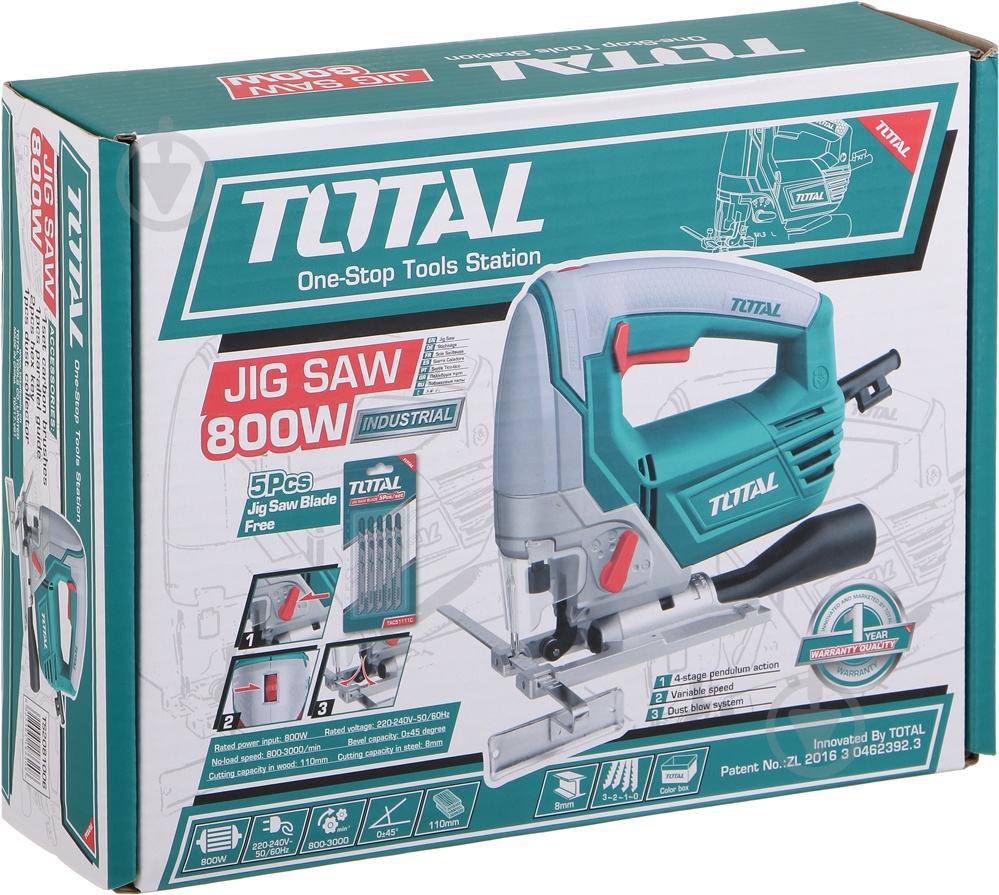 Электролобзик TOTAL® TS2081006 - фото 7