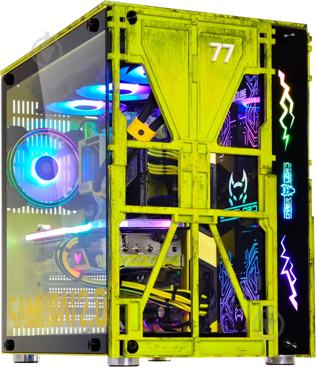 Системный блок Artline Samurai (SAMURAIv39) yellow - фото 2