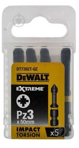 Набор бит DeWalt 5 шт. DT7392T - фото 1 Набор бит DeWalt 5 шт. DT7392T - фото 1