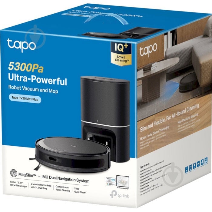Робот-пылесос TP-Link TAPO RV20 MAX PLUS - фото 6