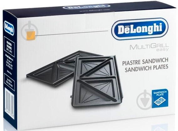 Комплект Delonghi DLSK 154 пластины для сендвичей - фото 2 Комплект Delonghi DLSK 154 пластины для сендвичей - фото 2