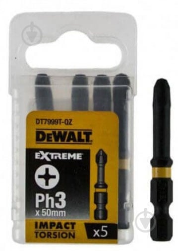 Набор бит DeWalt 5 шт. DT7999T - фото 1