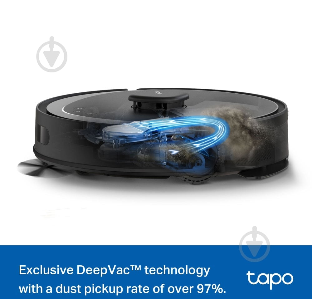 Робот-пылесос TP-Link Tapo RV30 Max Plus black - фото 6