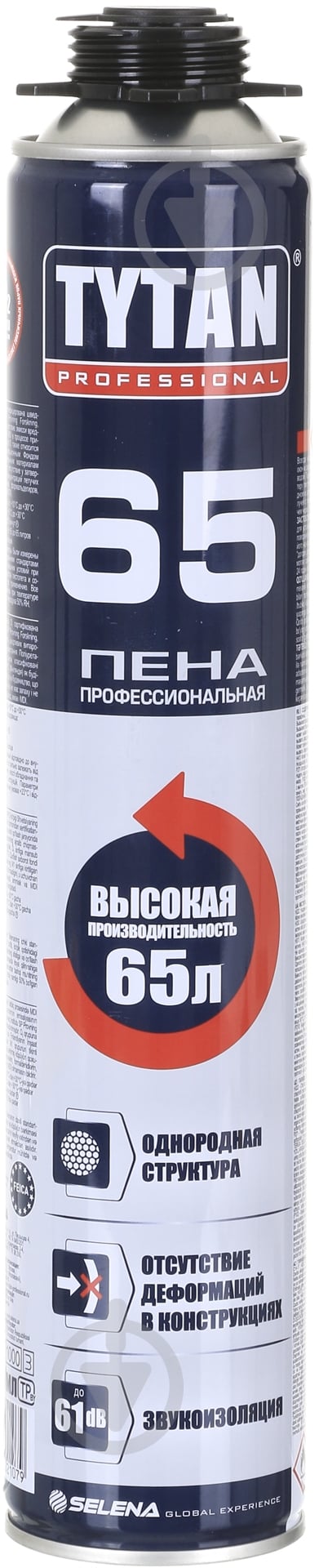 Піна монтажна Tytan Professional PRO 65 2+1 750 мл - фото 2 Піна монтажна Tytan Professional PRO 65 2+1 750 мл - фото 2