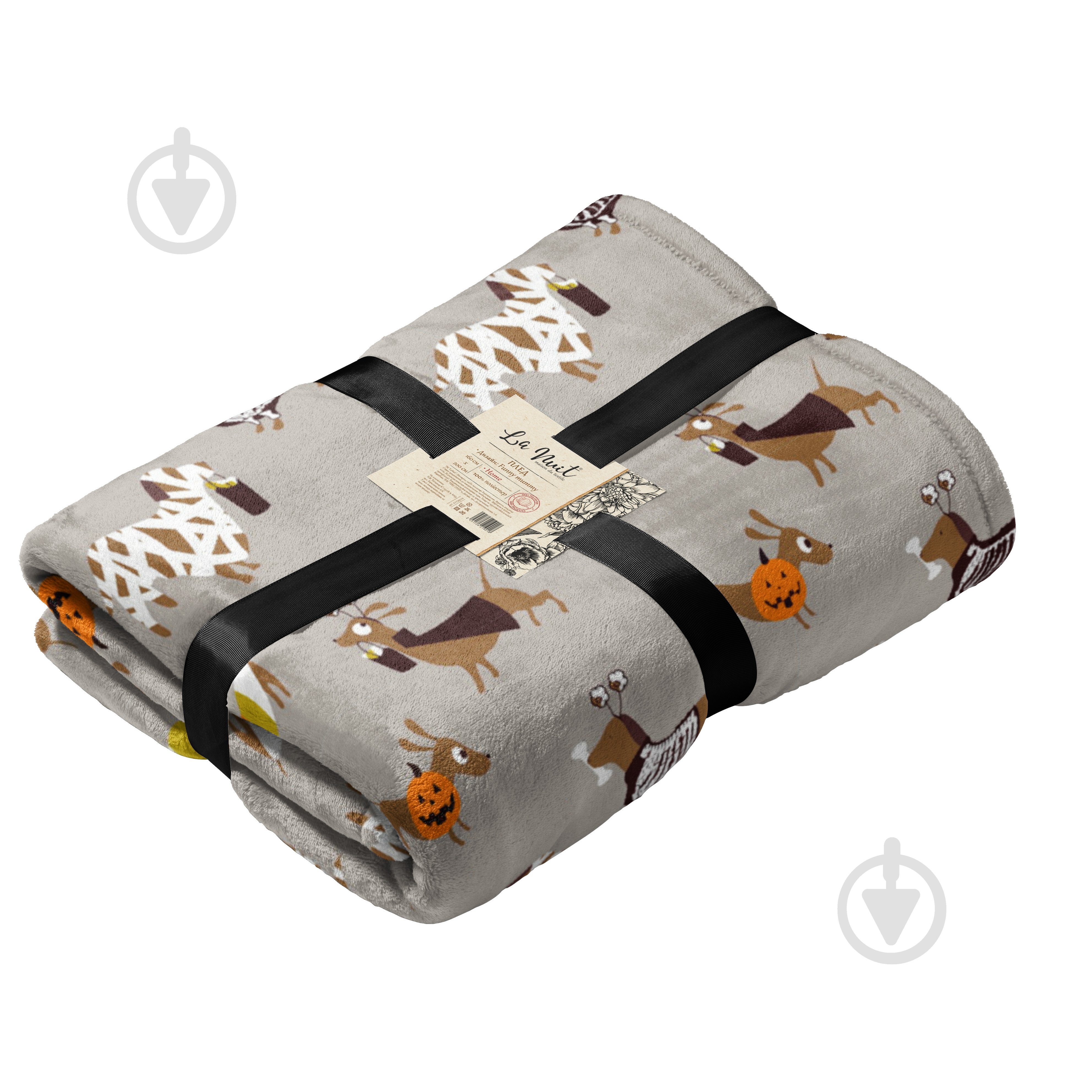 Плед Funny Mummy 160x200 см мультиколор La Nuit - фото 1 Плед Funny Mummy 160x200 см мультиколор La Nuit - фото 1