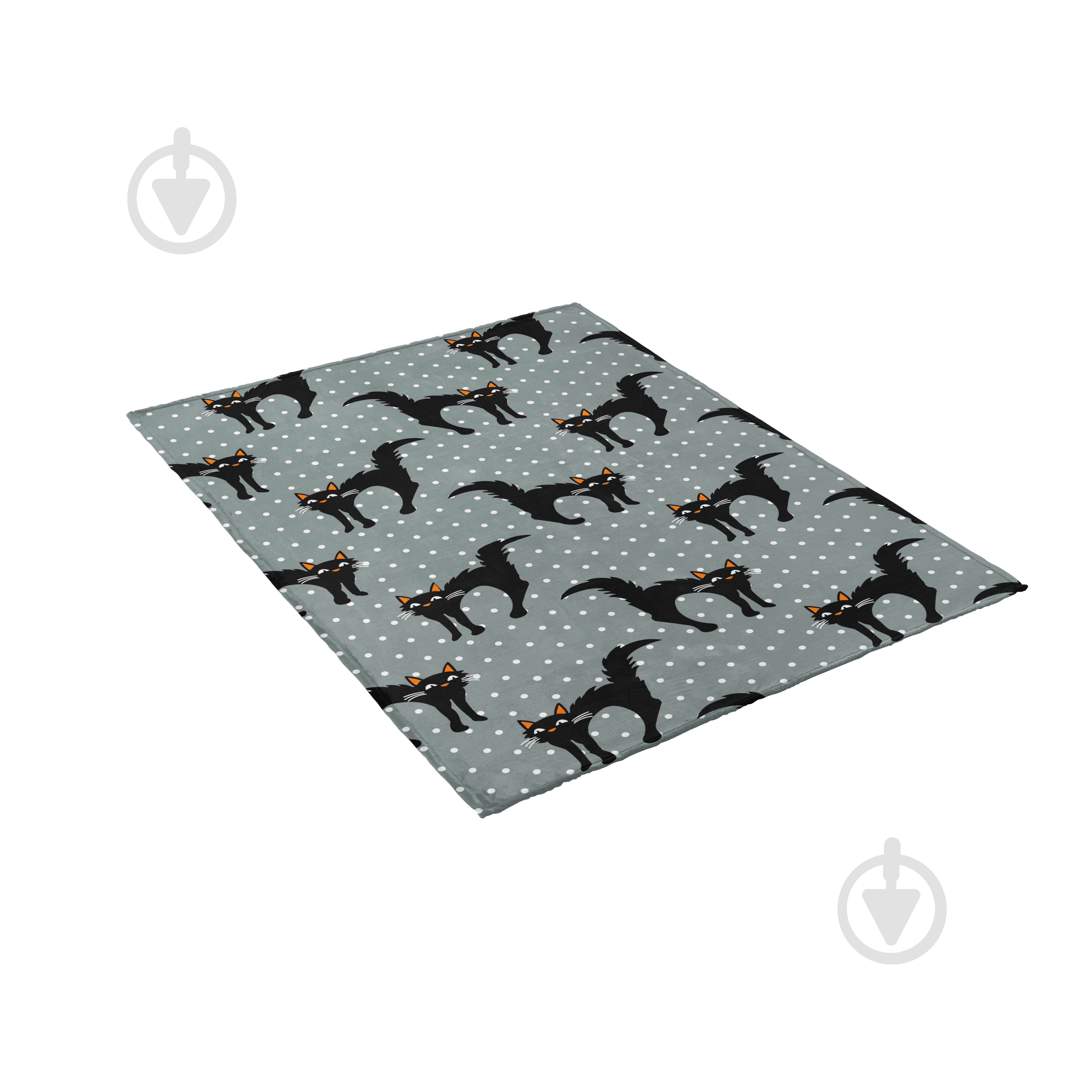 Плед Scared Cat 160x200 см мультиколор La Nuit - фото 2