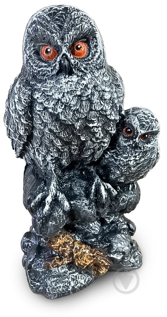Скульптура садовая Сова семья - фото 1
