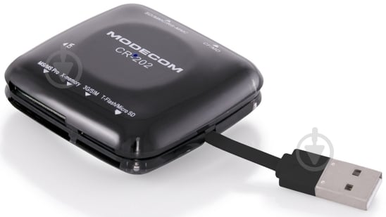 Кардридер Modecom MODECOM USB 2.0 (CR-202) - фото 3