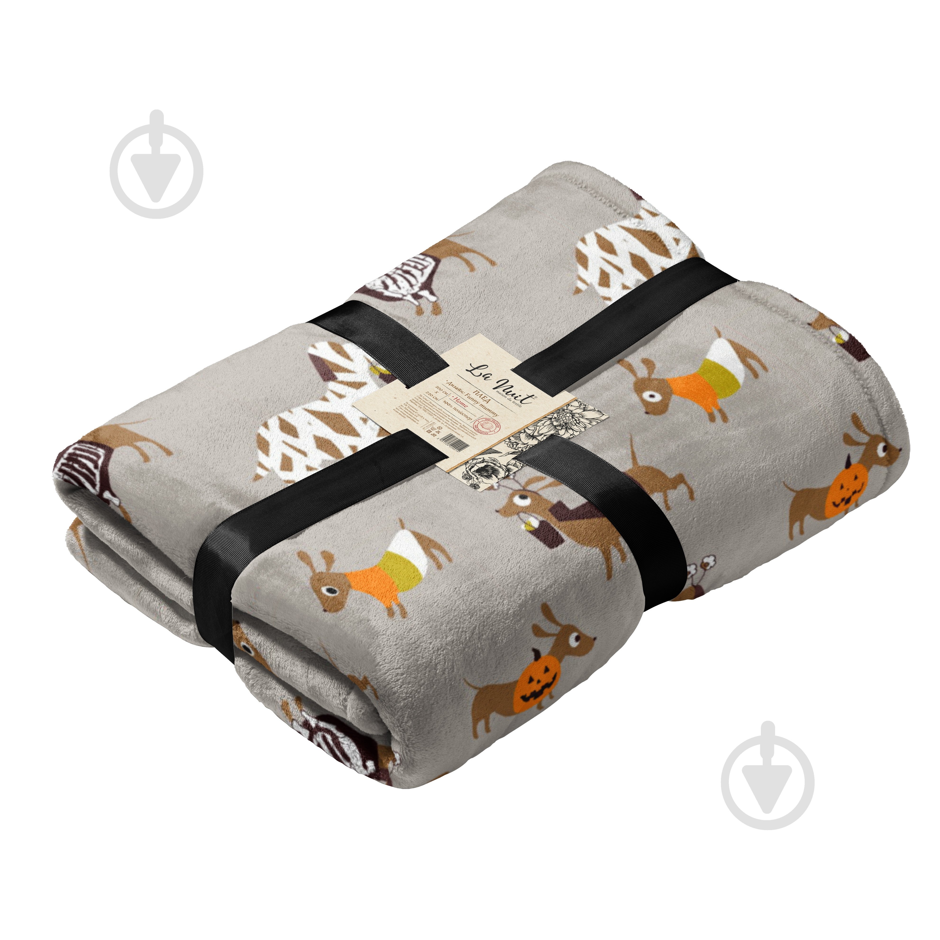 Плед Funny Mummy 200x220 см мультиколор La Nuit - фото 1 Плед Funny Mummy 200x220 см мультиколор La Nuit - фото 1