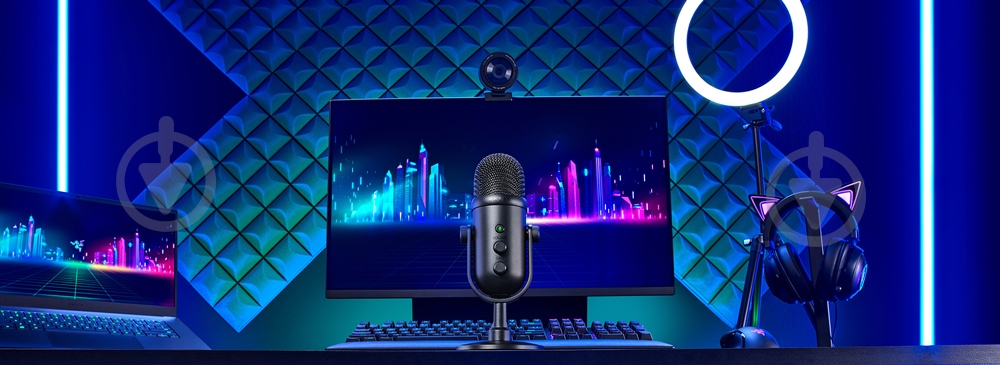 Мікрофон Razer Seiren V2 Pro Black (RZ19-04040100-R3M1) - фото 7 Мікрофон Razer Seiren V2 Pro Black (RZ19-04040100-R3M1) - фото 7