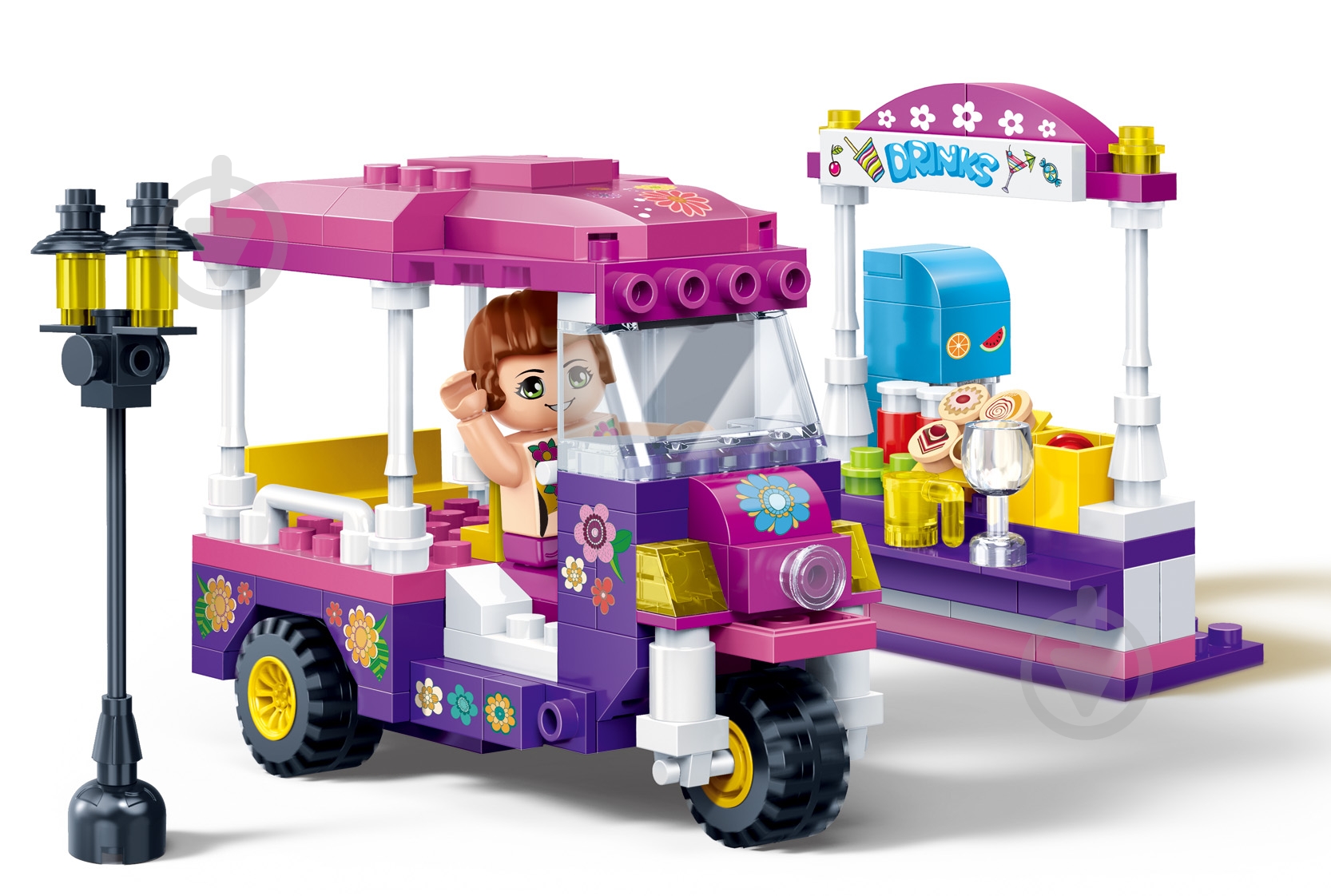 Конструктор BanBao trendy beach трьозколісний мотоцикл 6131 - фото 2 Конструктор BanBao trendy beach трьозколісний мотоцикл 6131 - фото 2