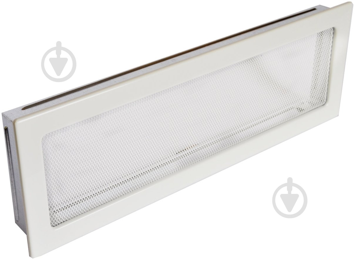 Решетка каминная  4FIRE 17х50 белая - фото 1