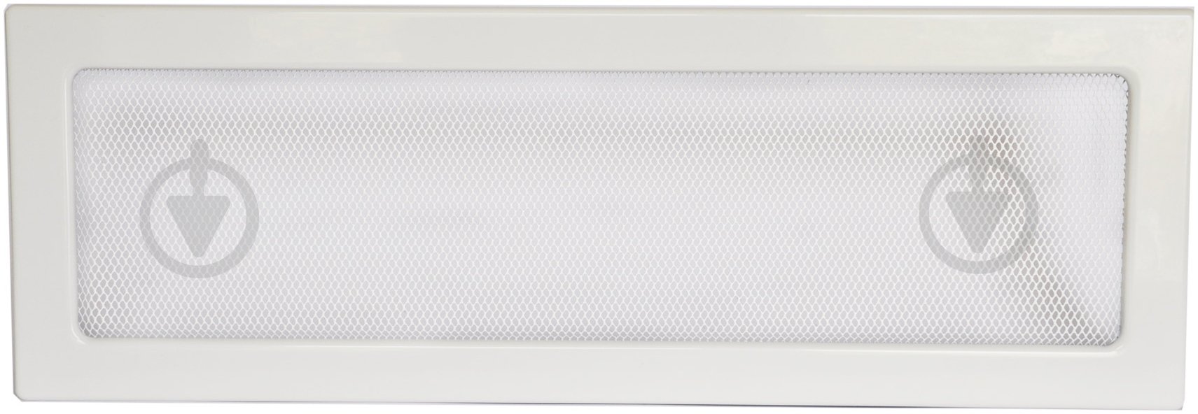 Решетка каминная  4FIRE 17х50 белая - фото 2