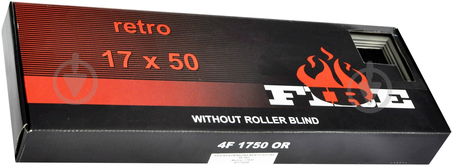 Решетка каминная  4FIRE 17х50 ретро - фото 3