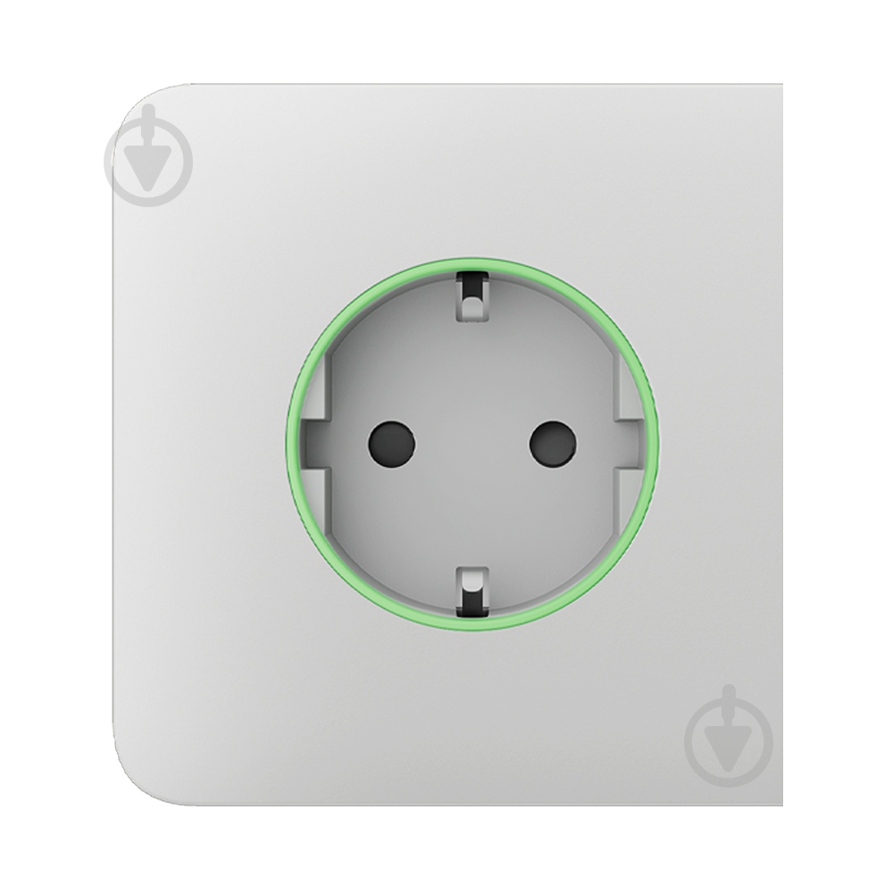 Панель центральная Ajax CenterCover (smart) [type F] для встроенной розетки Outlet Jeweller белый - фото 1