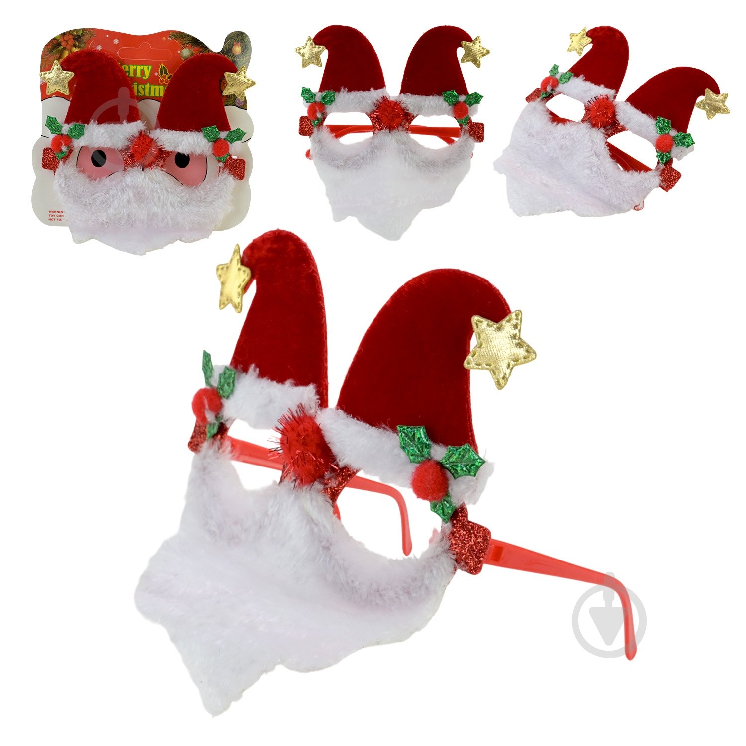 Аксесуар для карнавалу Shantou Окуляри Санти E2420 в асортименті - фото 1