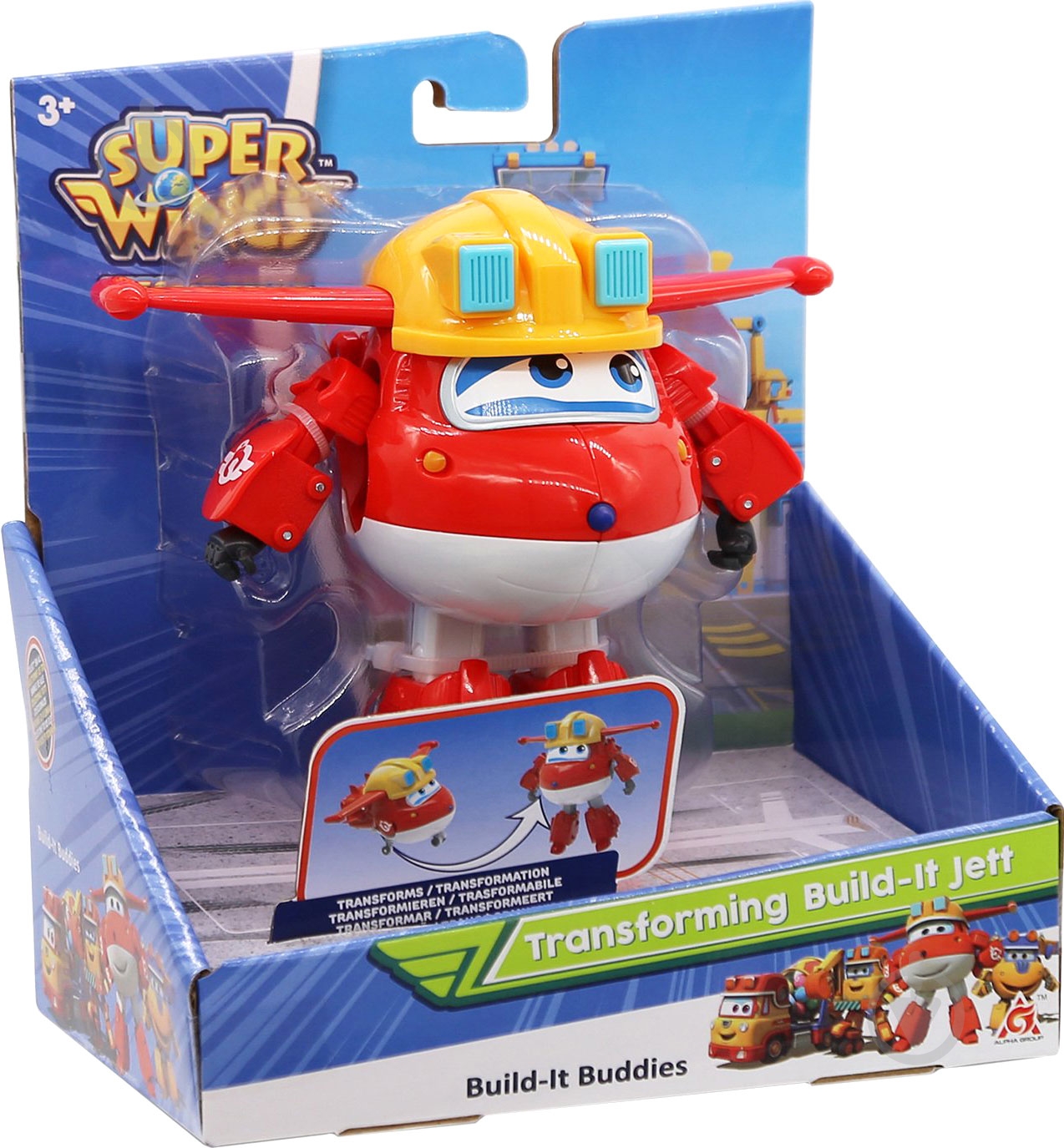 Игрушка-трансформер Super Wings Jett EU730211 - фото 1 Игрушка-трансформер Super Wings Jett EU730211 - фото 1
