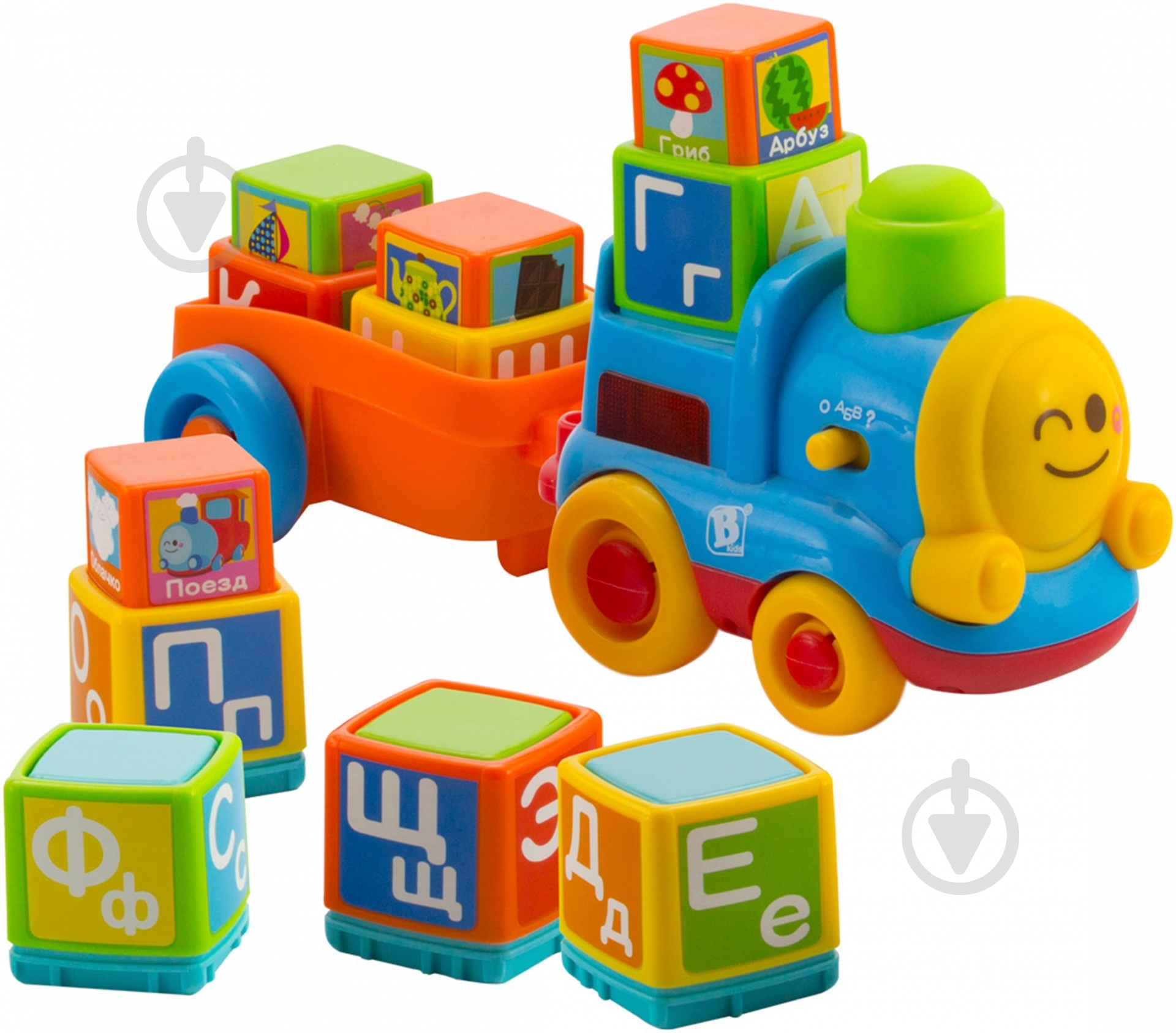 Игрушка развивающая B kids Поезд алфавит музыкальный 04357 - фото 1 Игрушка развивающая B kids Поезд алфавит музыкальный 04357 - фото 1