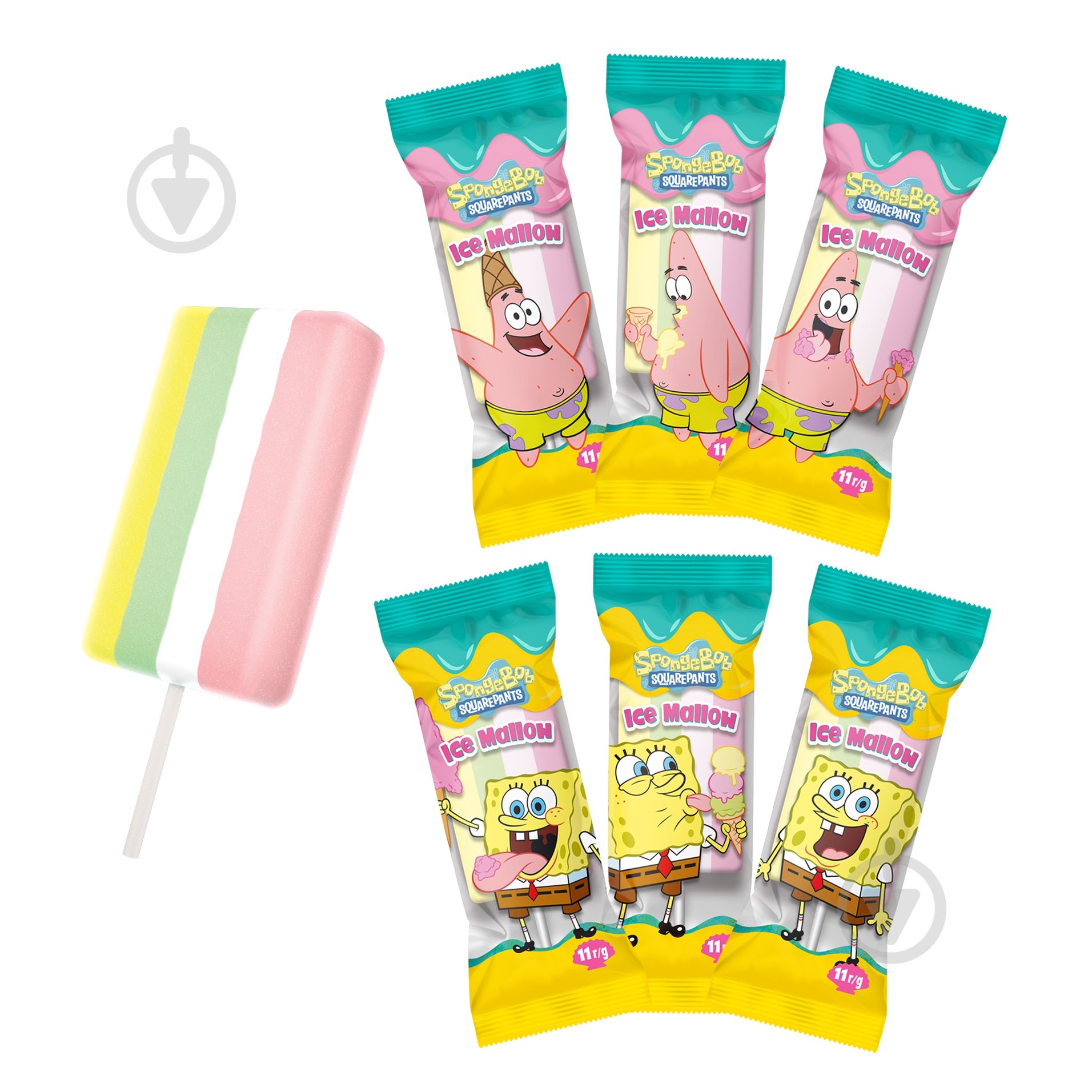 Маршмеллоу Make Joy Ice Mallow mix of heroes 11 г - фото 1