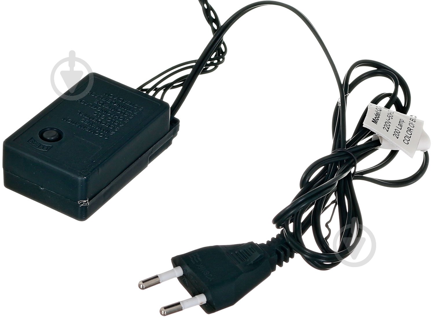 Електрогірлянда лінійна Феєрія біла вбудований світлодіод (LED) 200 ламп 20 м - фото 5