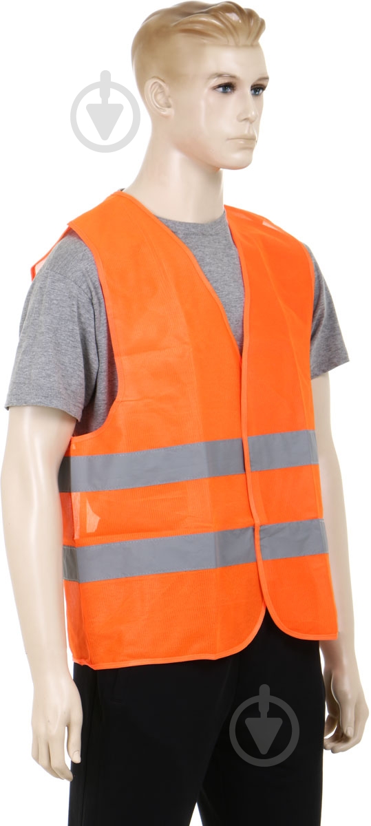 Жилет сигнальный EcoK оранжевый - фото 2