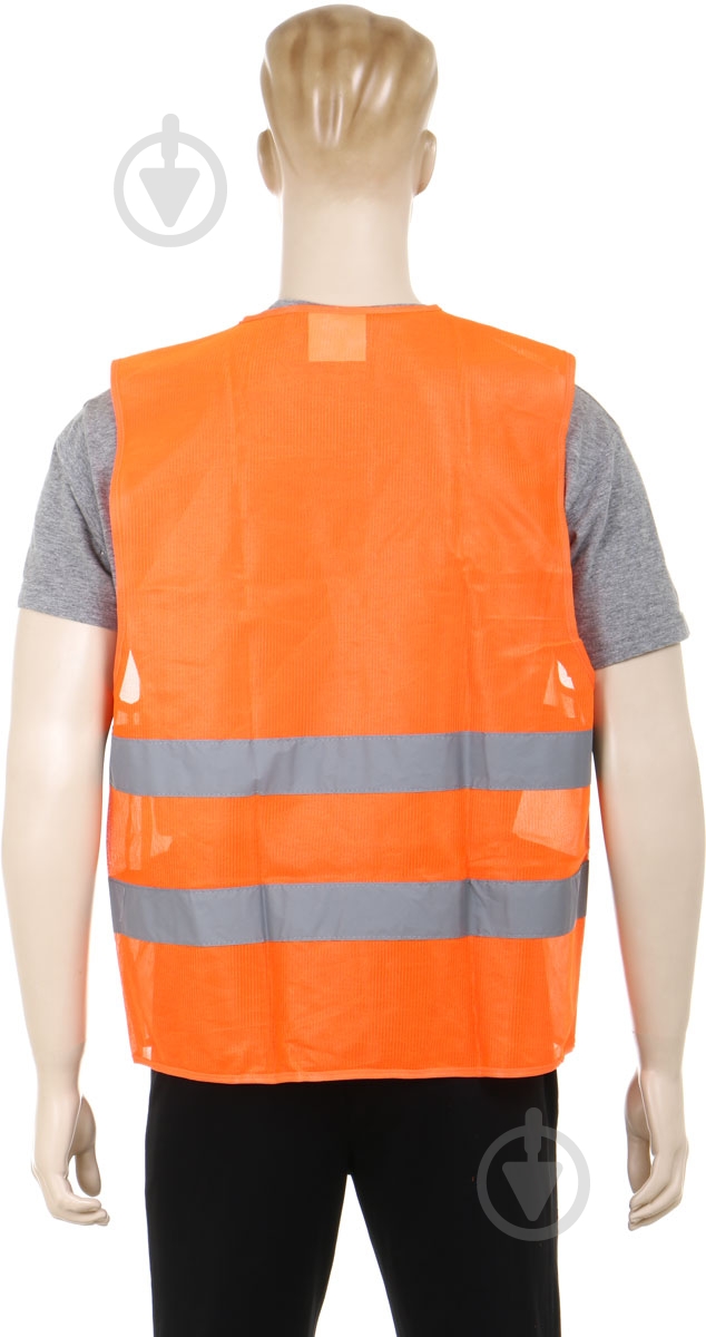 Жилет сигнальный EcoK оранжевый - фото 3