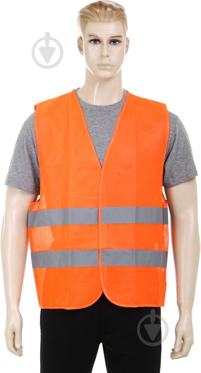 Жилет сигнальный EcoK оранжевый - фото 1
