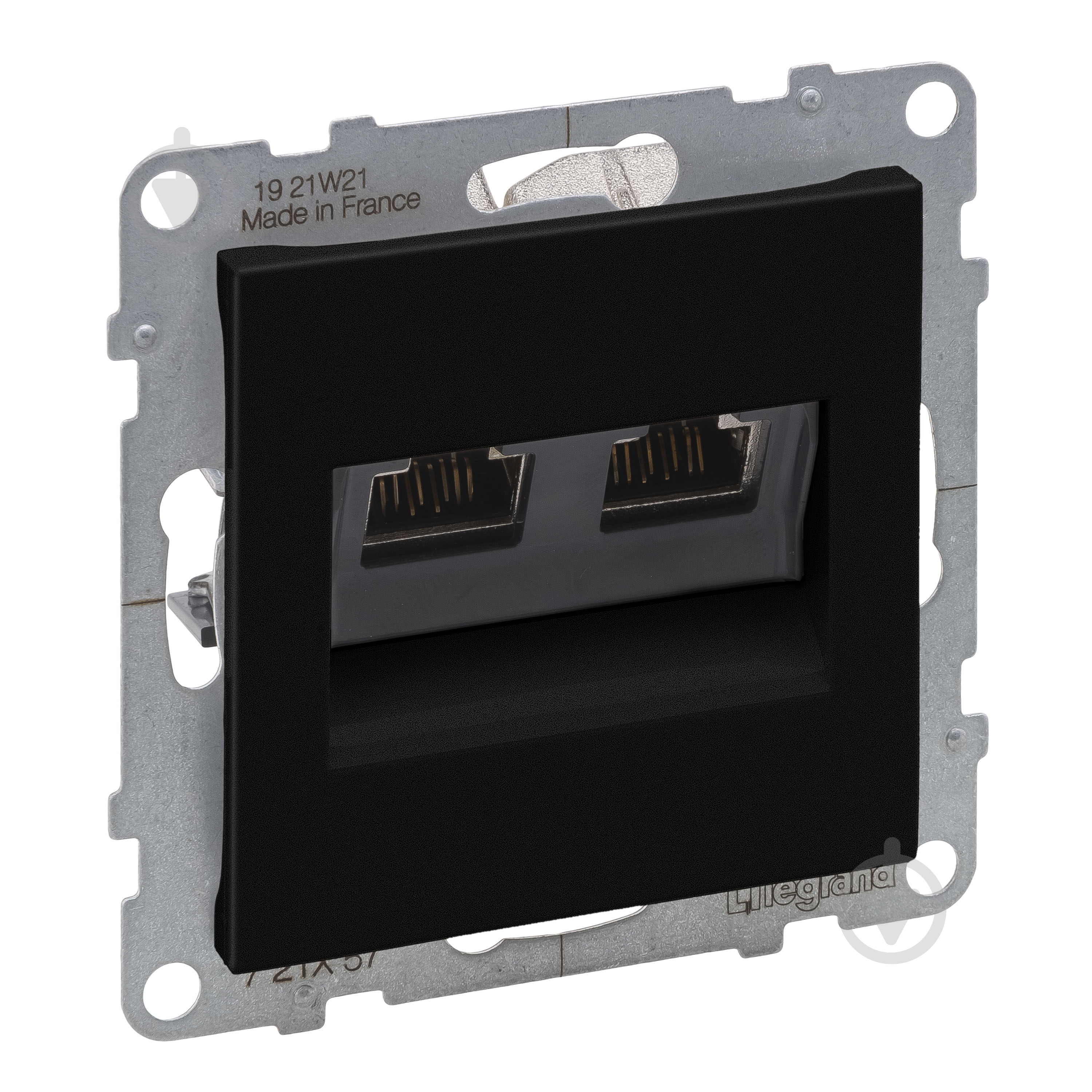 Розетка компьютерная Legrand Suno IP20 черный 721457 - фото 1
