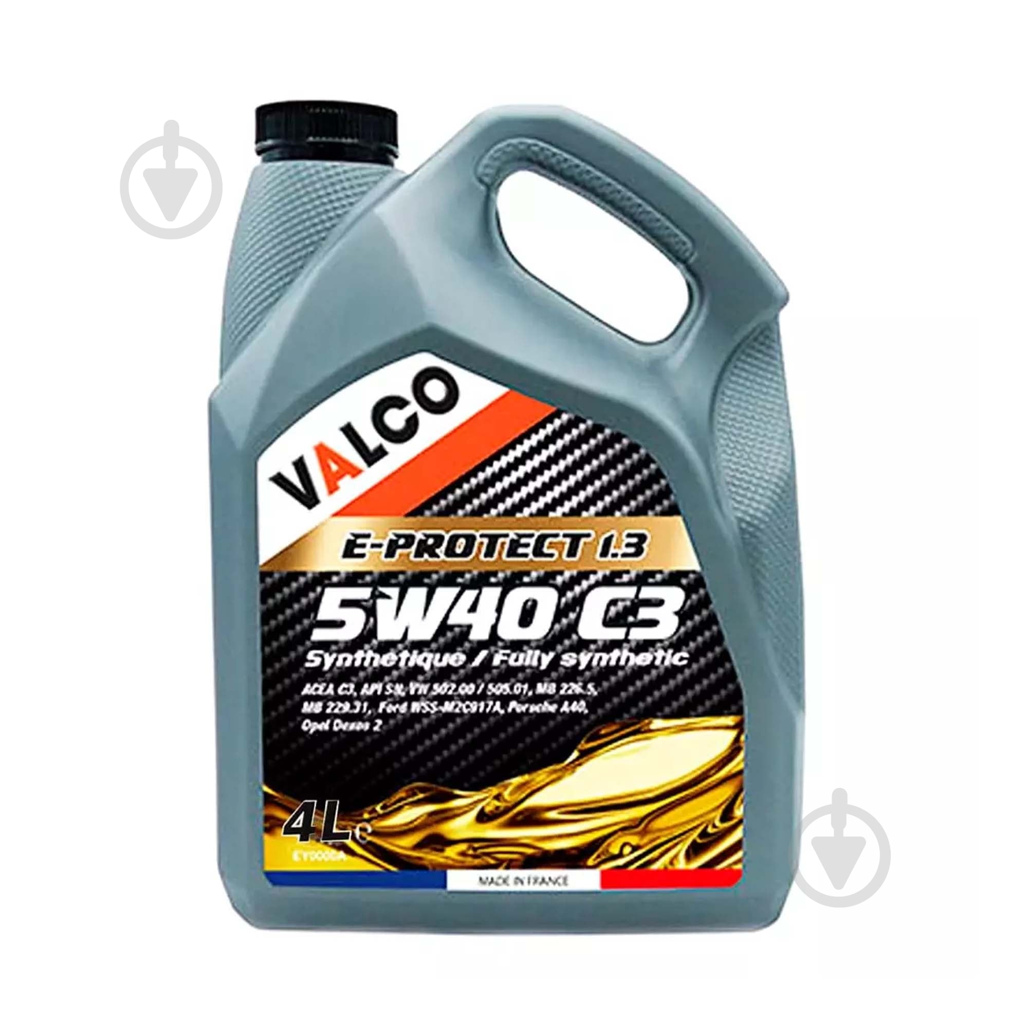 Моторна олива синтетична Valco E-Protect 1.3 5W-40 4 л - фото 1 Моторна олива синтетична Valco E-Protect 1.3 5W-40 4 л - фото 1