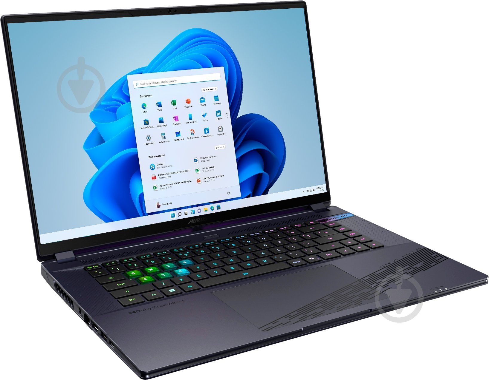 Ноутбук Gigabyte AORUS 16X 16" (AORUS_16X_9SG-43UAC54SH) - фото 2 Ноутбук Gigabyte AORUS 16X 16" (AORUS_16X_9SG-43UAC54SH) - фото 2