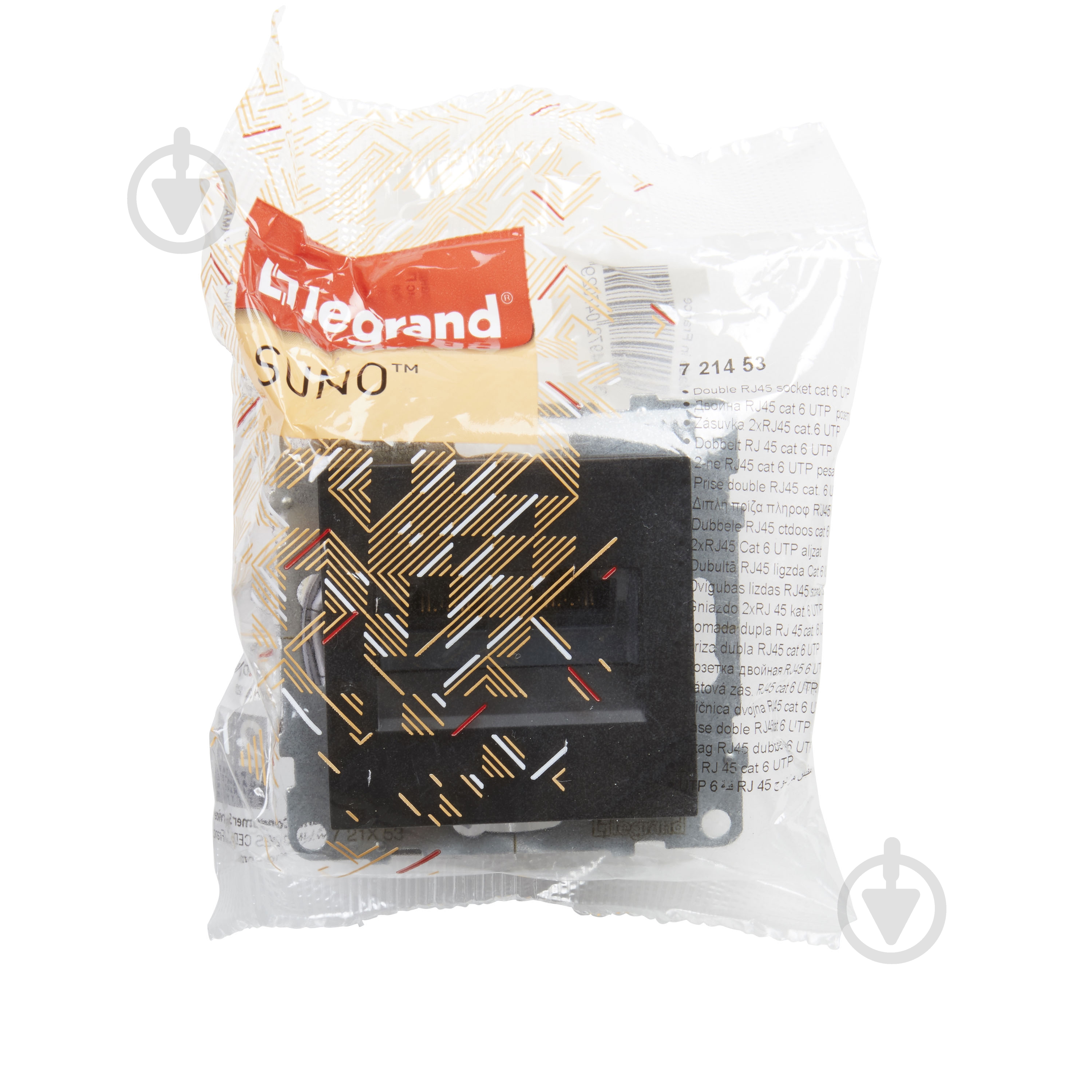 Розетка компьютерная Legrand Suno IP20 черный 721453 - фото 4 Розетка компьютерная Legrand Suno IP20 черный 721453 - фото 4