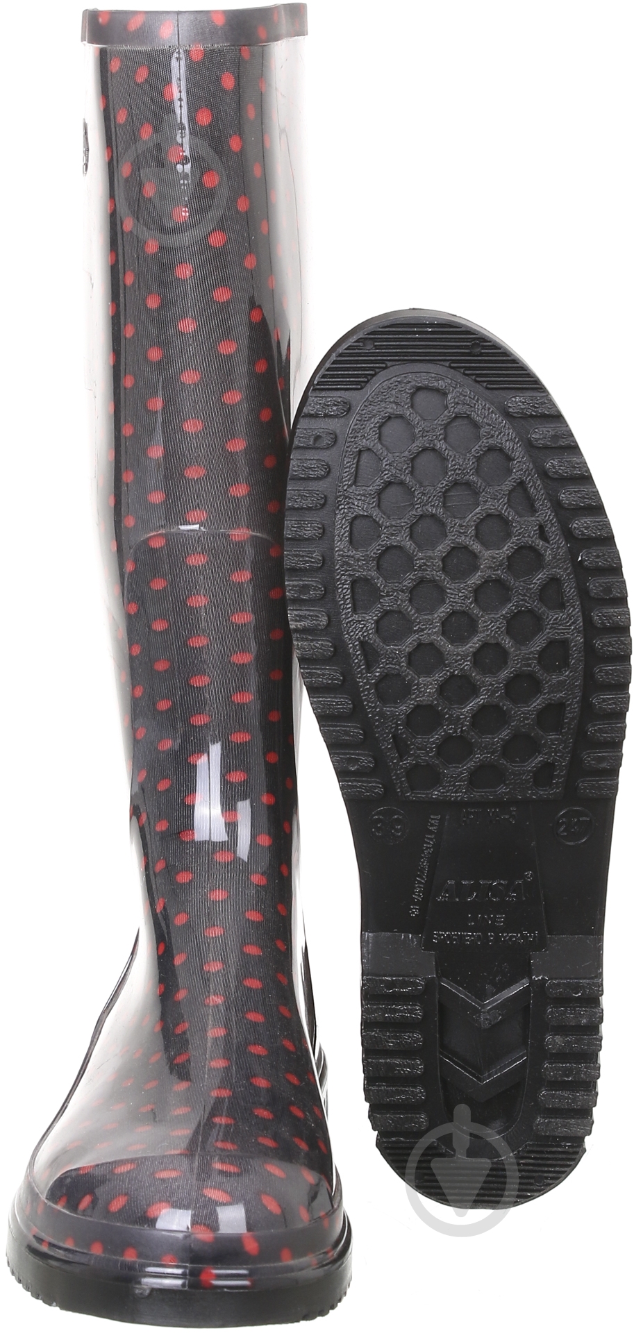 Сапоги Alisa Line р.39 красный горох - фото 3