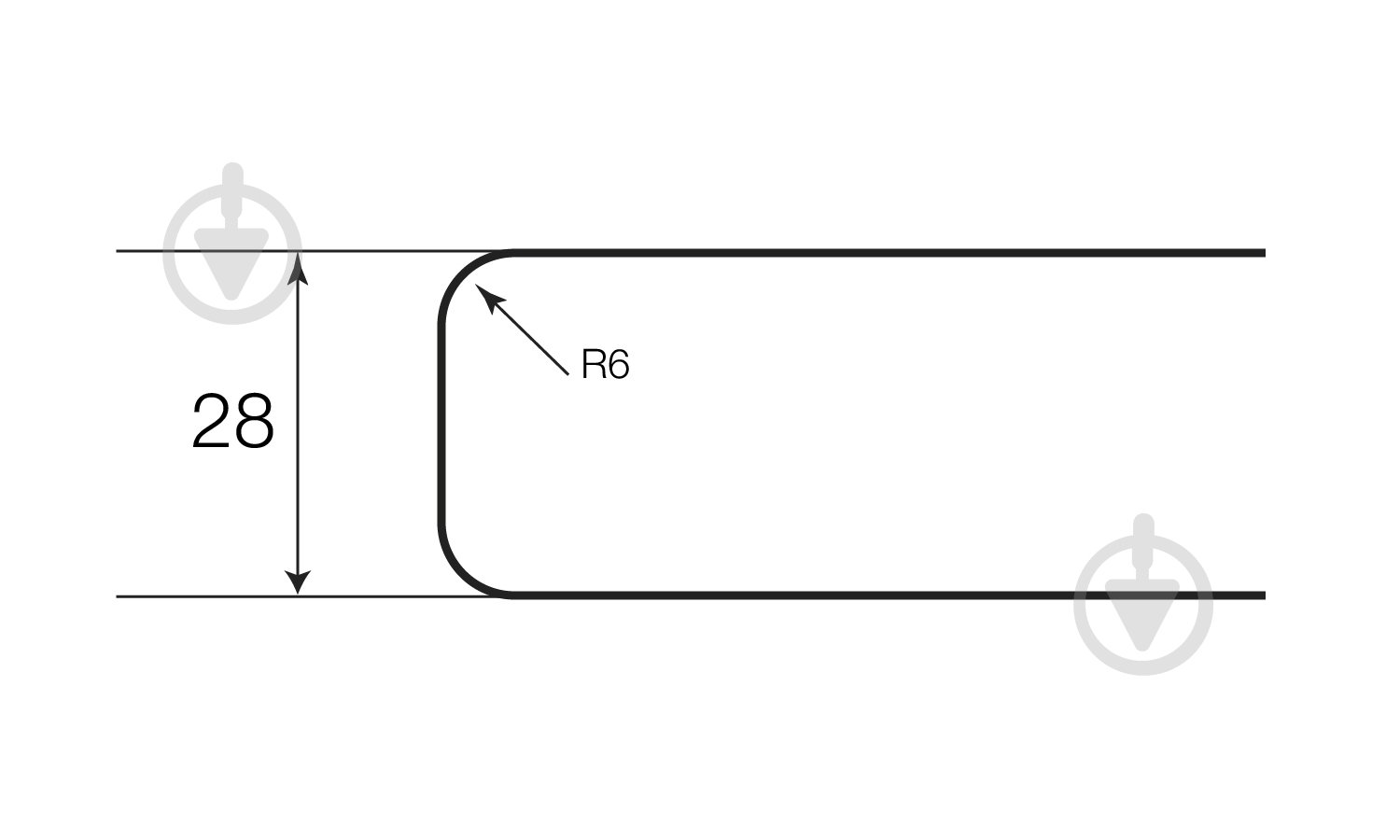 Стільниця LuxeForm L146 3050x600x28 мм дуб торонто - фото 4