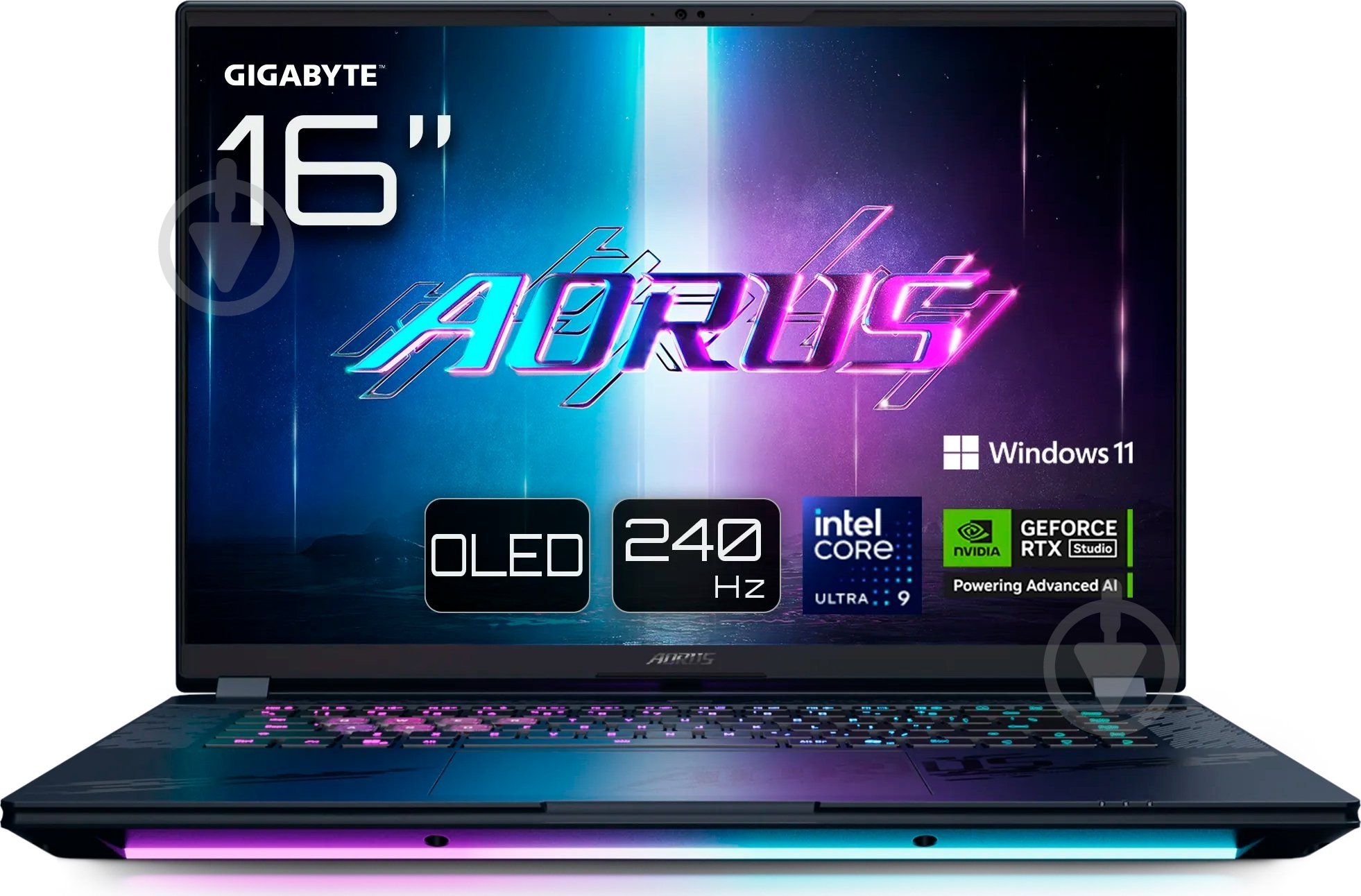 Ноутбук Gigabyte AORUS Master 16 16" (AORUS_16_BYHC5UAE65S) - фото 1 Ноутбук Gigabyte AORUS Master 16 16" (AORUS_16_BYHC5UAE65S) - фото 1