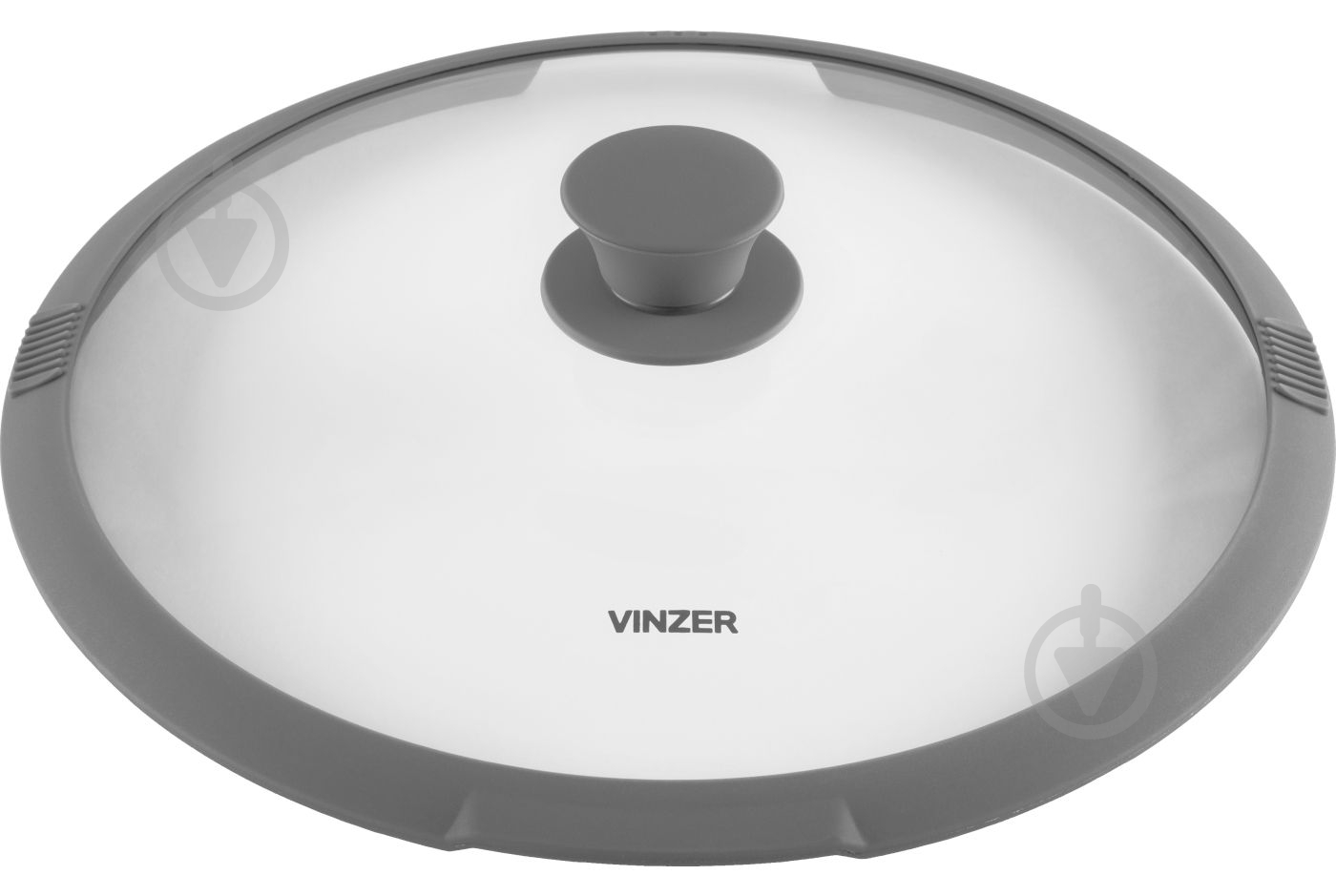Крышка стеклянная Vinzer 28 см 89252 - фото 1