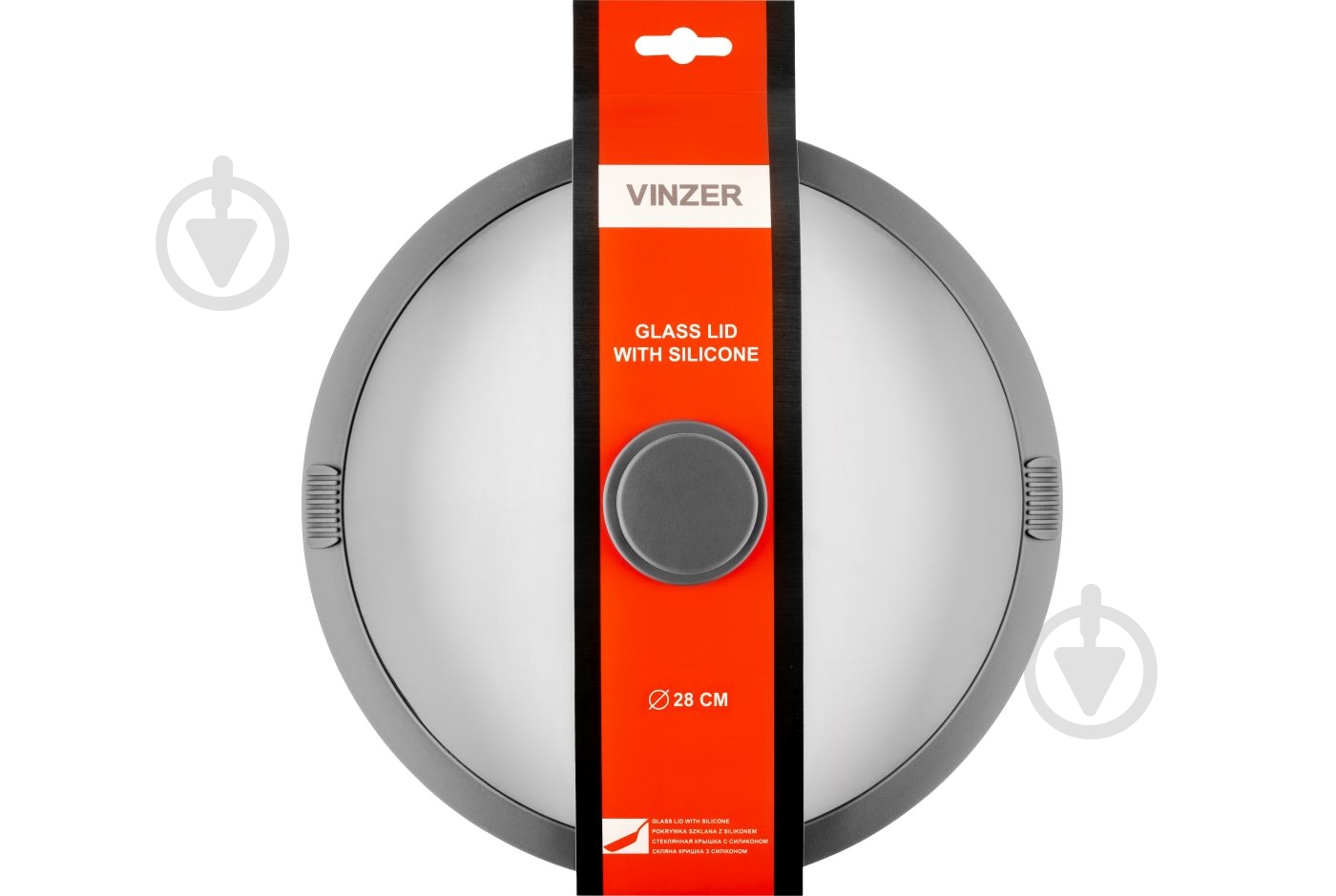 Крышка стеклянная Vinzer 28 см 89252 - фото 4