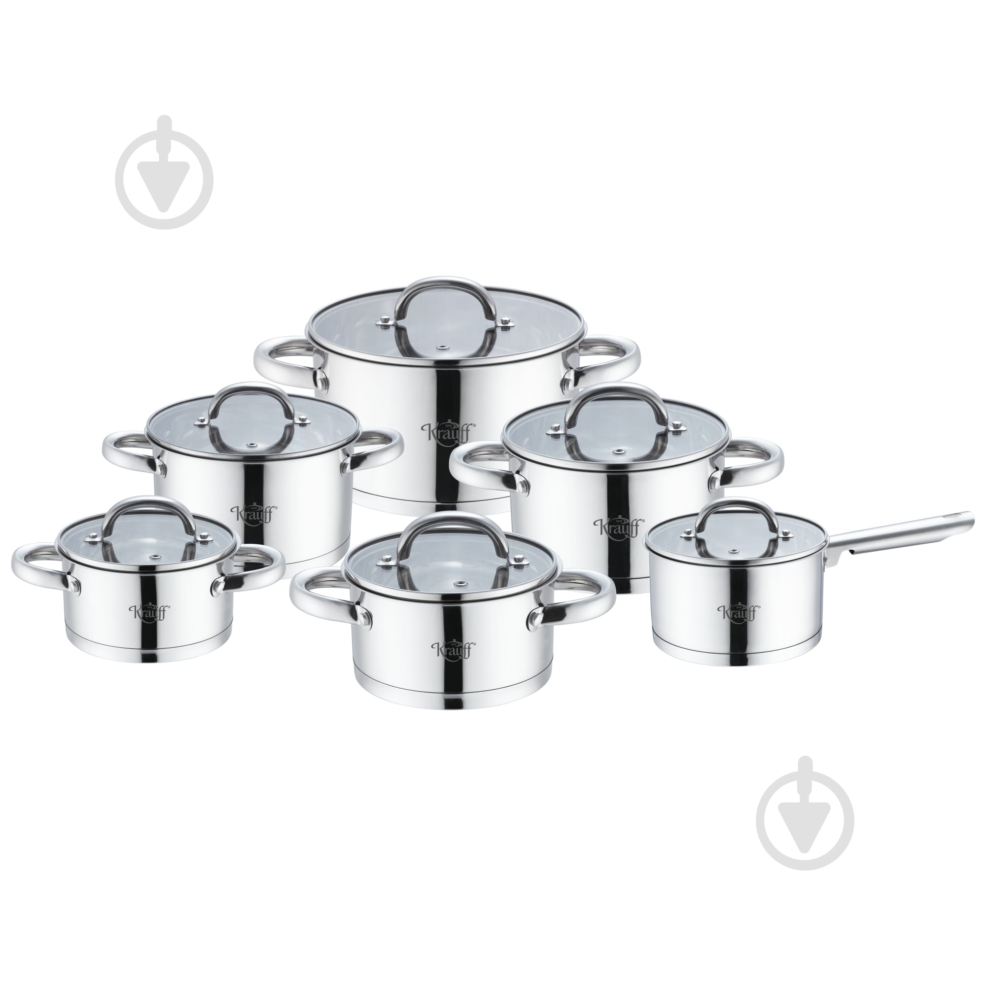 Набір каструль Krauff 12 предметів Mastery 26-242-045 - фото 1