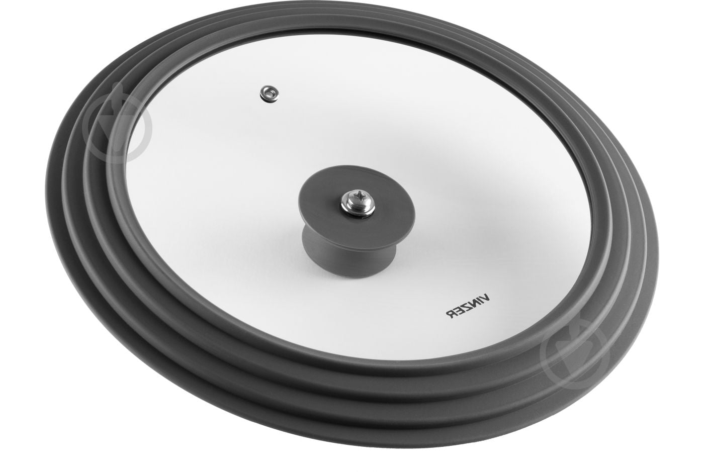 Крышка стеклянная Vinzer 24-28 см 89253 - фото 4