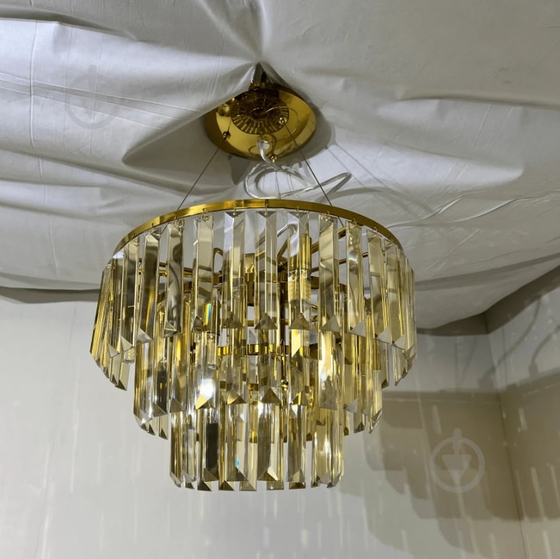 Люстра подвесная EVT Lighting Dzhena 9xG9 кристальный/золото Fi-175056/9P GD - фото 2 Люстра подвесная EVT Lighting Dzhena 9xG9 кристальный/золото Fi-175056/9P GD - фото 2